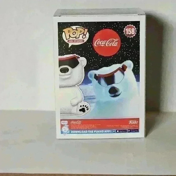 Funko pop 90s Coca-Cola Polar Bear #158 - Picture 2 of 4